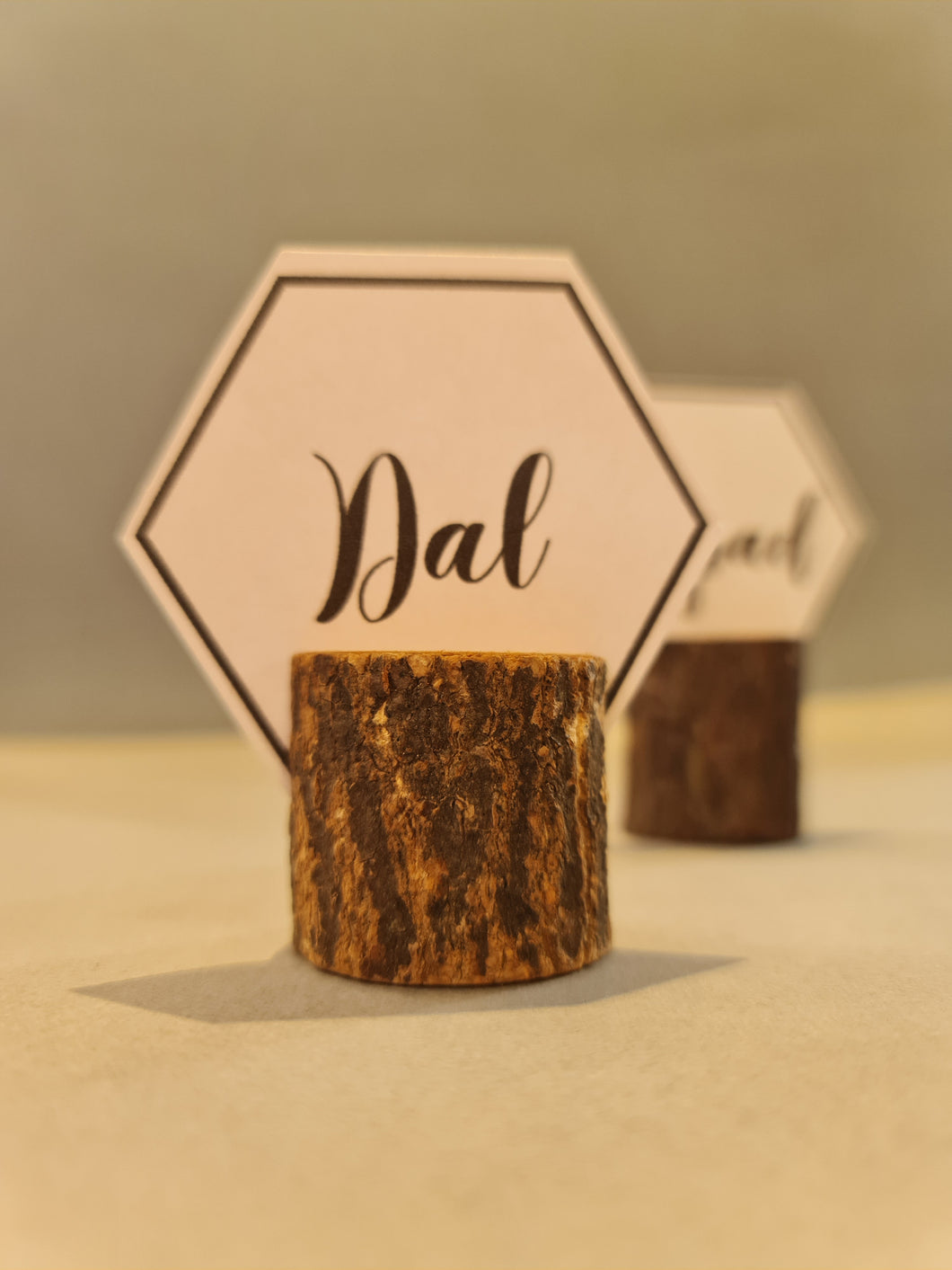 Wooden Place Tags