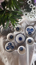 Load image into Gallery viewer, Evil Eye Collection (4 small plates 4 small bowls)
