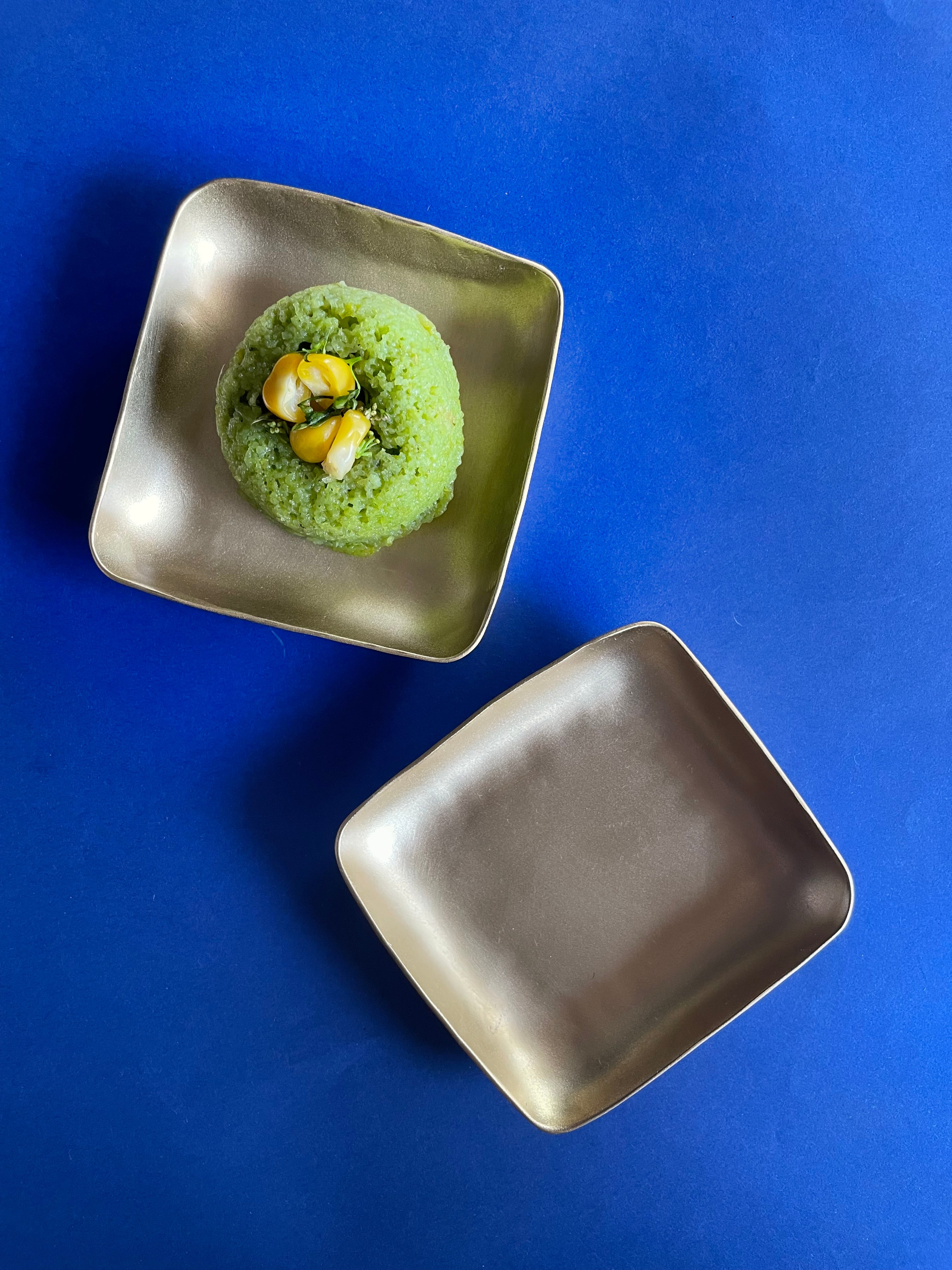 Brass Square Platter - Tapas
